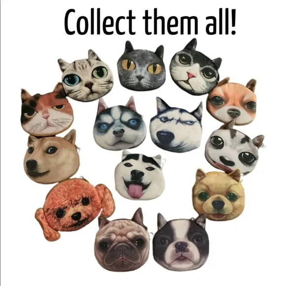 BIG EYED CAT COIN PURSE - Picture 5 of 6